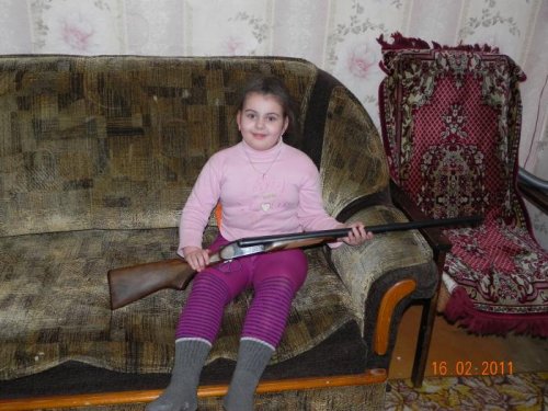 Будущая охотница!!!!