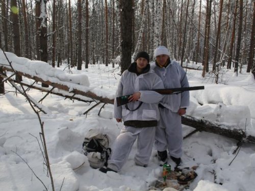 На привале с другом!