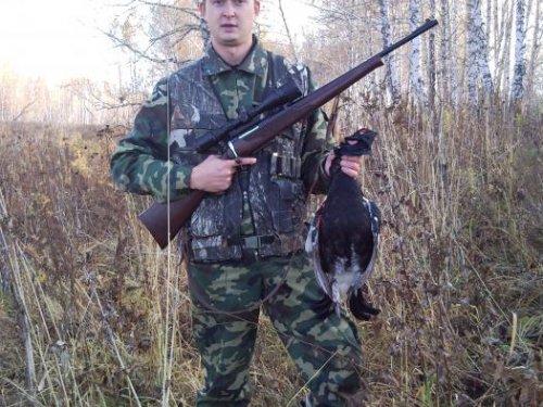 Первый косач с нового ствола
