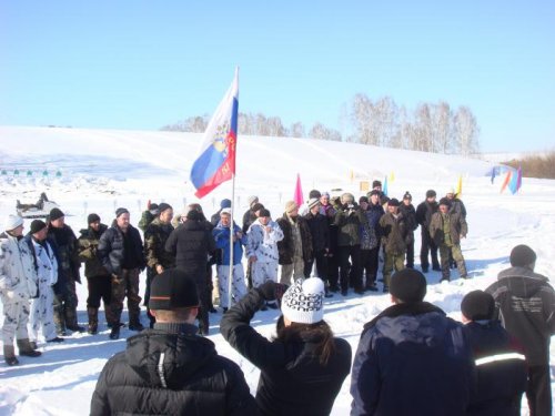 Все участники соревнований. Церемония награждения.