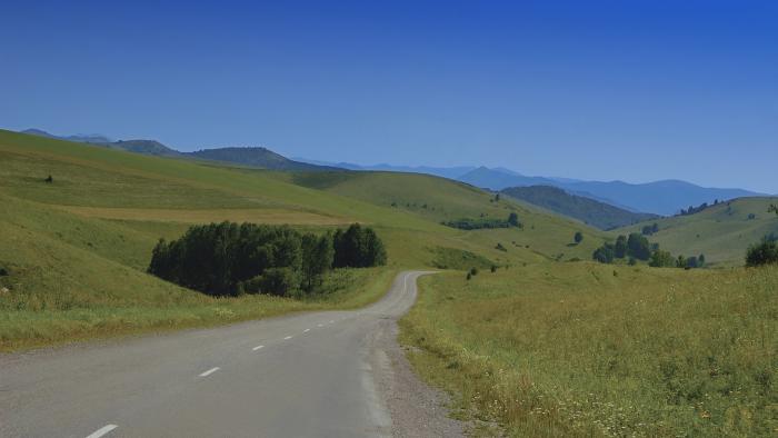 Путь в ущелье...