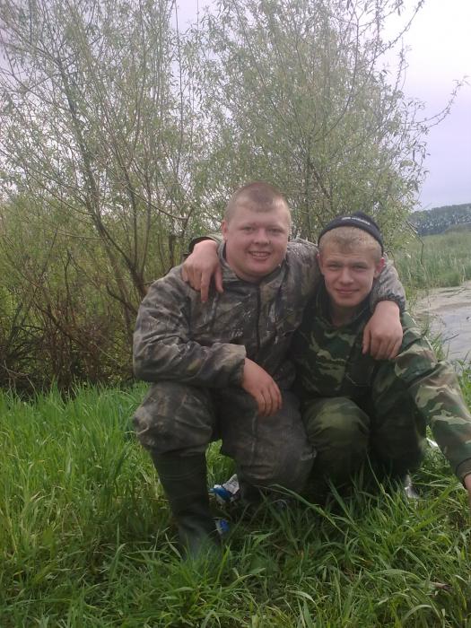 я с другом серёгой