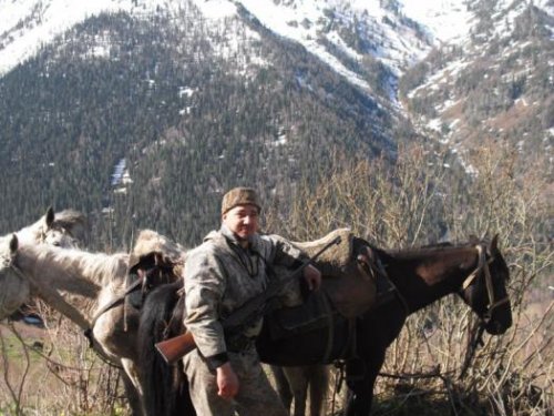 Где то в горах Алтая.