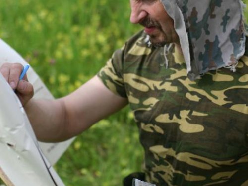 на пристрелке