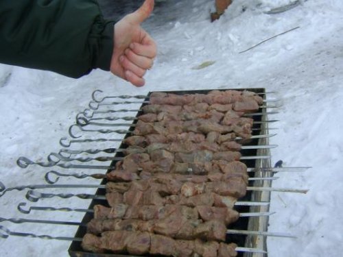 Из лесной говядины.