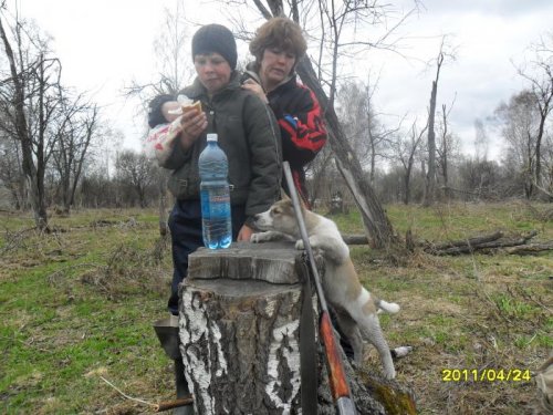 Всем семейством на пасху