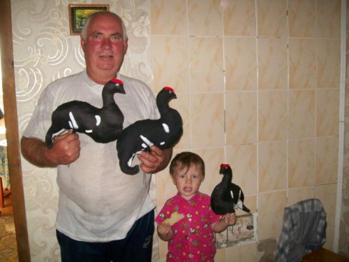 Вот таких мы с дедом делаем, чтобы настоящие подлетали!