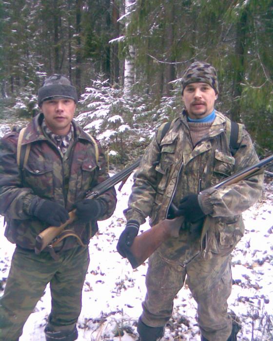 На охоте с братом