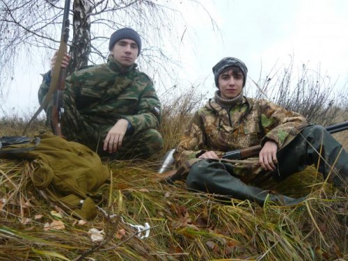 с двоюродным братом,ноябрь 2010 