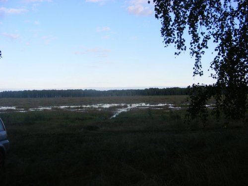 осмотр плацдарма стрельбы.