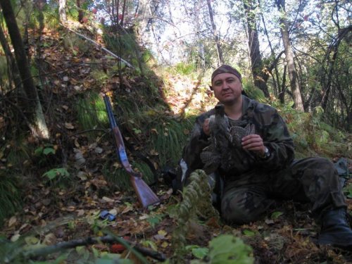 Мало рябчика в Мошковщине в этом году...Это первый, больше не стреляю