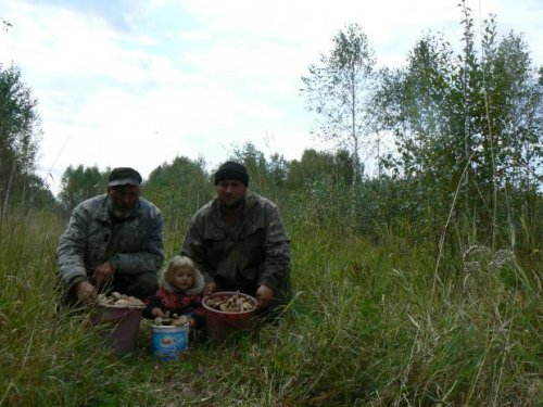 тихо поохотились... Батя, доча и я
