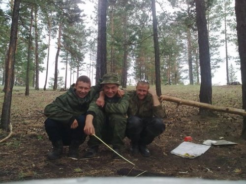 На таборе...