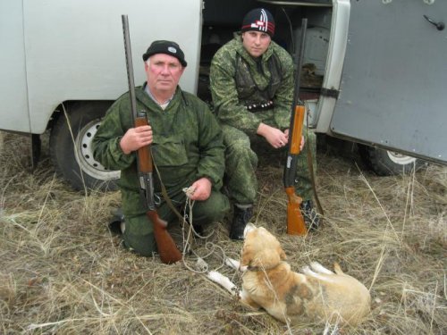 С сыном