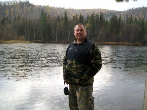 На берегу р.Маны.