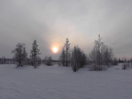 Закат.