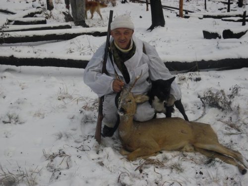 После ночного снегопада.