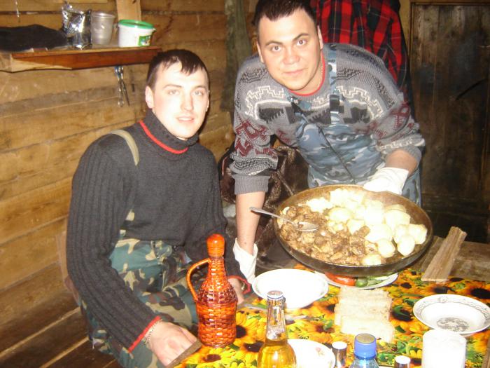 Ужин в балке