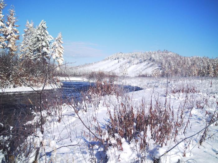 р. Урюмкан в Забайкалье  10год осень