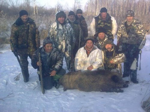 в загоне