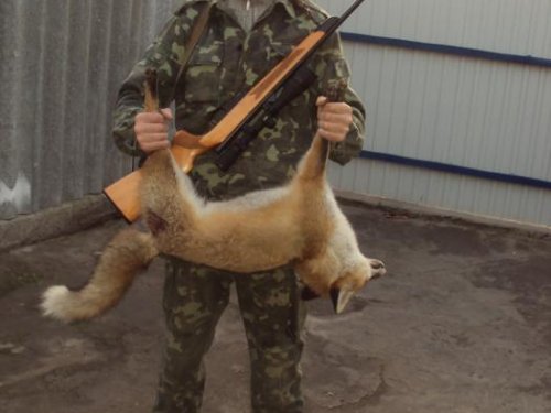 Дома после охоты.
