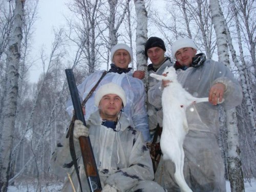 Последняя охота 2011 года, или первый заяц моего свояка.