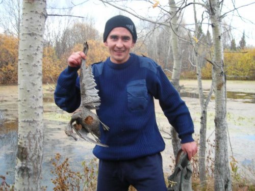 Замерзший,но довольный