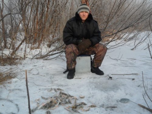 На рыбалке!
