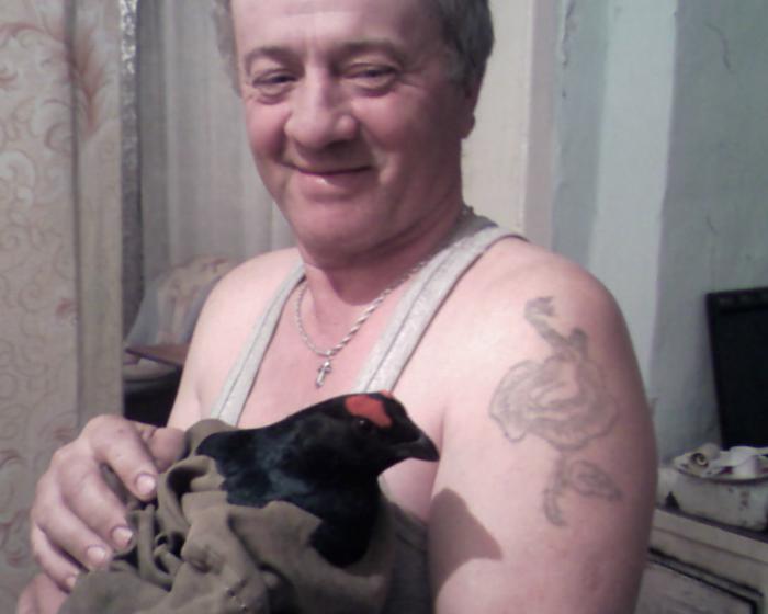 сам прибежал 