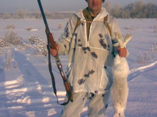 Я с зайчиком!