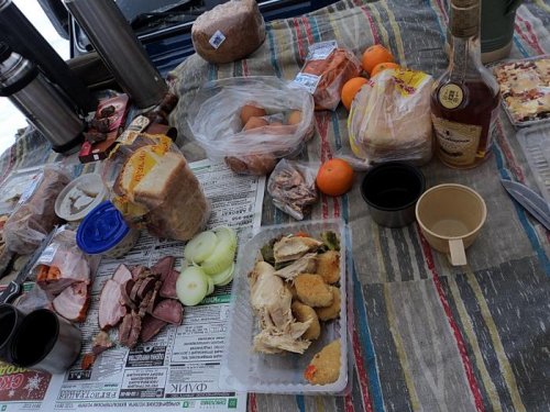 Скромный охотничий перекус на Рождество