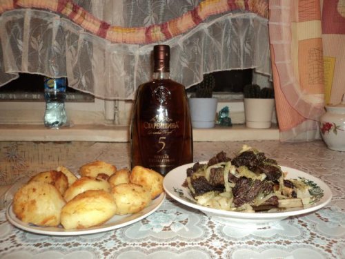 Скромный ужин из лосика