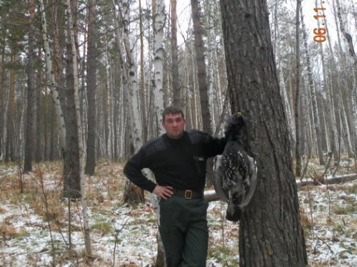 охота из засидки ,с лиственницы часть 2!!!