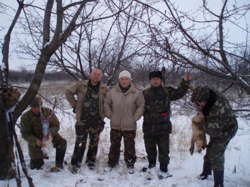 На привале