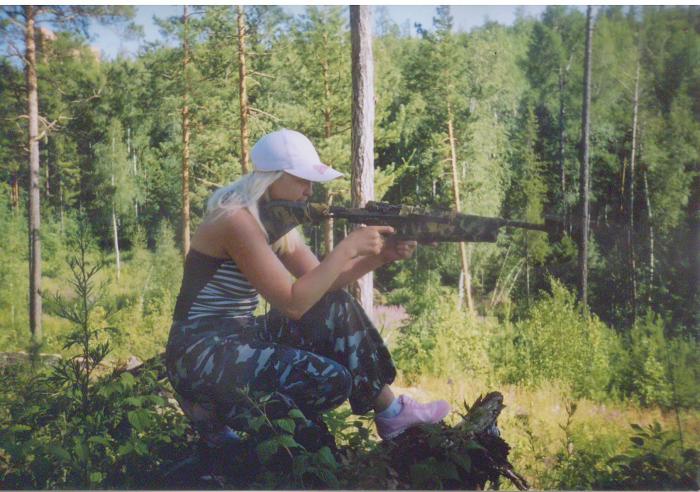 мой снайпер ...)))