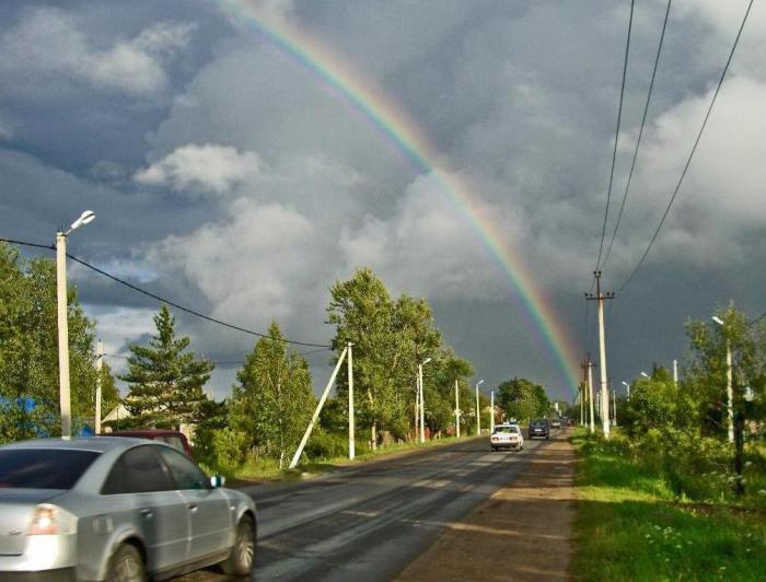 Дождик резко прекратился...
