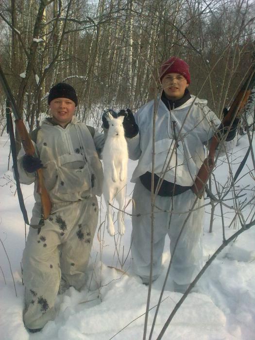 С другом Саней