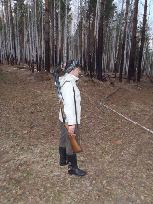 Моя охотница :-)