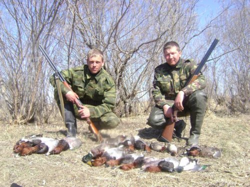 за четыре дня охоты.