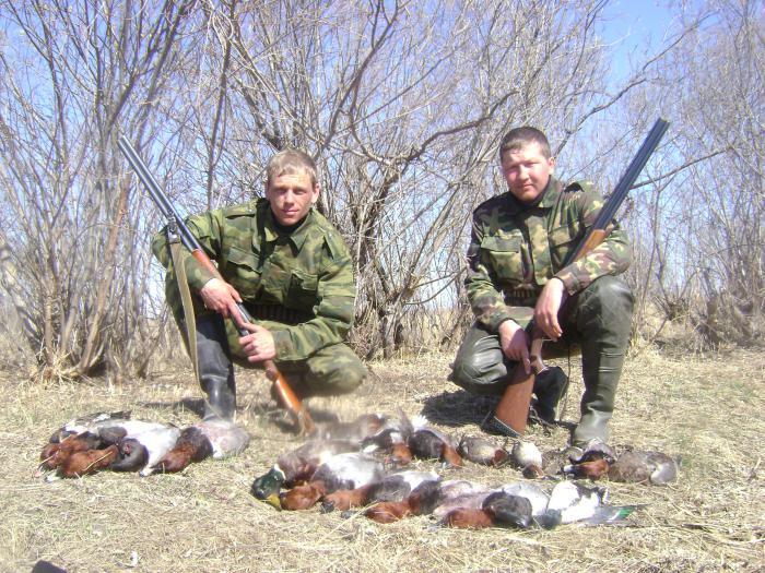 за четыре дня охоты.