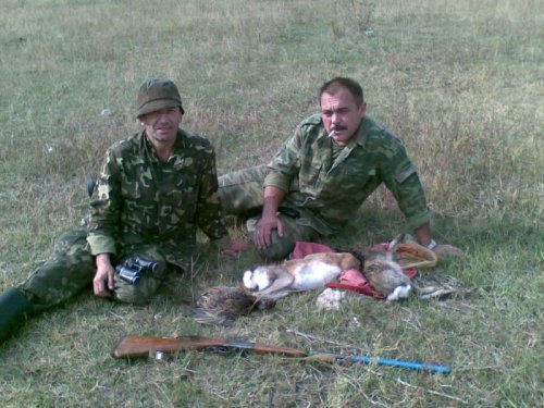 Старое ружъё.Привал!