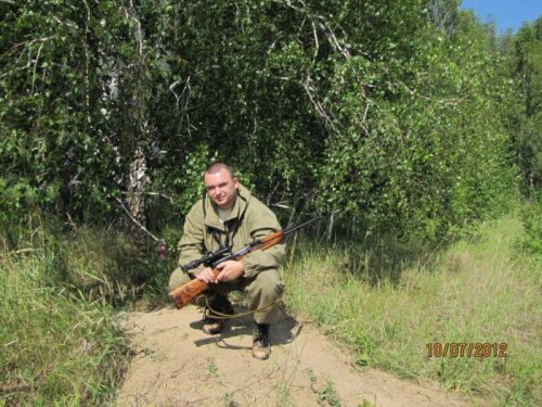 Возле сурчины.