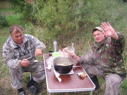 первая уточка в котле!!!