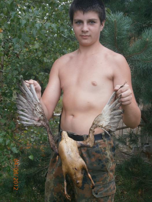 я с уточкой