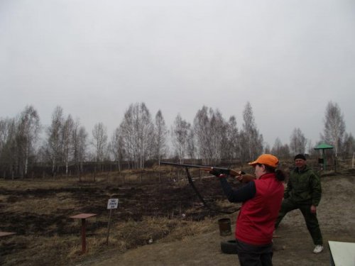 Это уже со своим ружьем, учусь влет бить))))