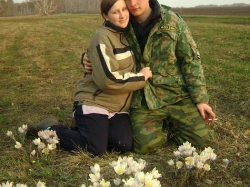 полянка подснежников попути к плесу