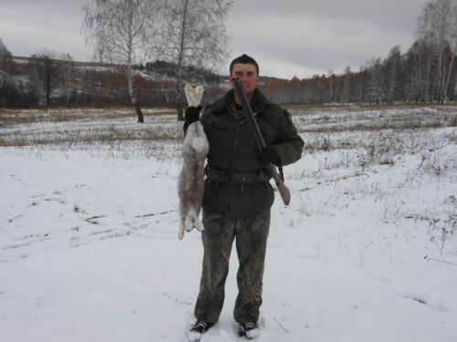 По белой тропе.