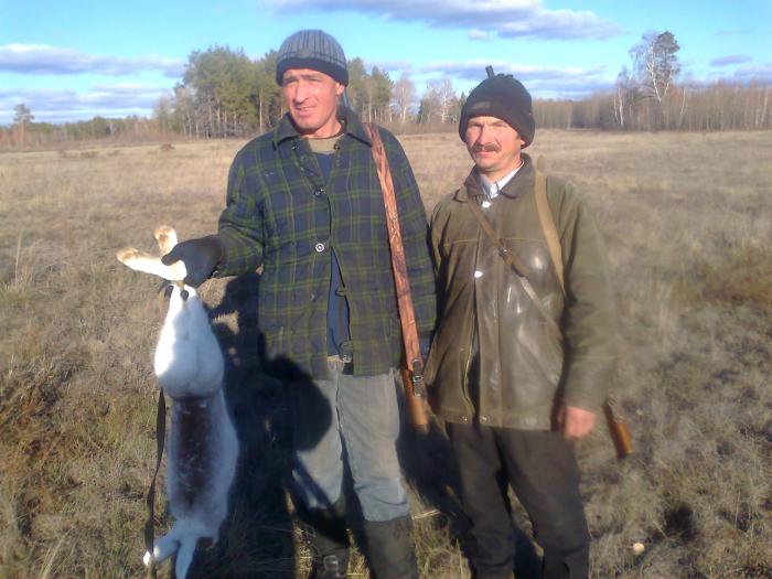 На охоте в Баевском районе