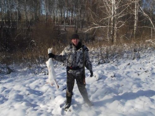 Первый зайчик!