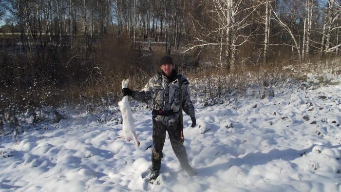 Первый зайчик!